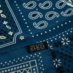 Hermes Curacao Blue Printed Silk Ecuries Parisiennes Bandana For Women -Deals Hermes Store luxury women hermes used accessories p94190 005