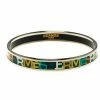 Hermes Capitales Multicolor Printed Enamel Narrow Bangle Bracelet GM For Women -Deals Hermes Store luxury women hermes used accessories p96787 001