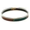 Hermes Multicolor Printed Enamel Palladium Plated Narrow Bracelet GM For Women 2 Hermes Multicolor Printed Enamel Palladium Plated Narrow Bracelet GM For Women -Deals Hermes Store luxury women hermes used accessories p96791 001