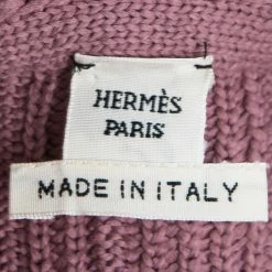 Hermes Pink Chunky Cotton Knit Top M For Women -Deals Hermes Store luxury women hermes used clothes p108002 0005
