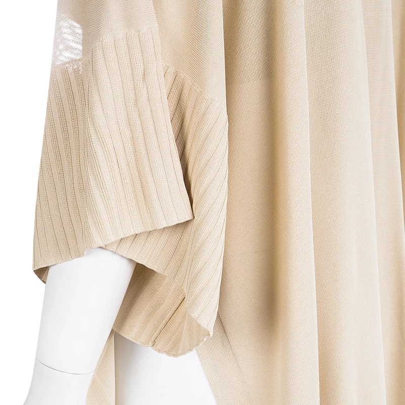 Hermes Beige Knit Open Side Detail Oversized Top L For Women 6 Hermes Beige Knit Open Side Detail Oversized Top L For Women - Image 4