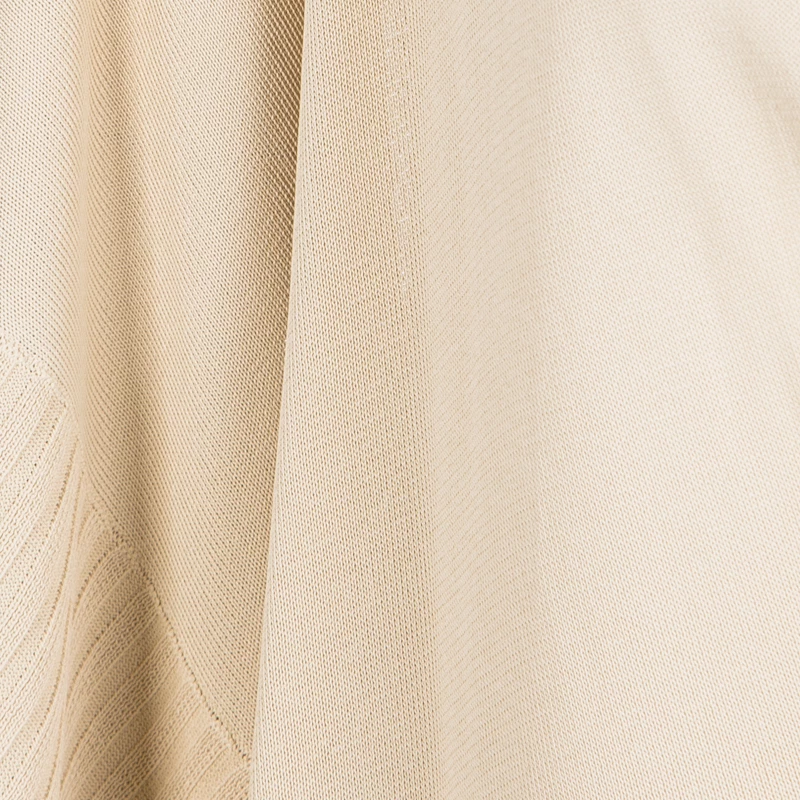 Hermes Beige Knit Open Side Detail Oversized Top L For Women 7 Hermes Beige Knit Open Side Detail Oversized Top L For Women - Image 5