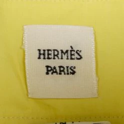 Hermes Yellow Cotton Long Sleeve Button Front Shirt M For Women -Deals Hermes Store luxury women hermes used clothes p132320 0005