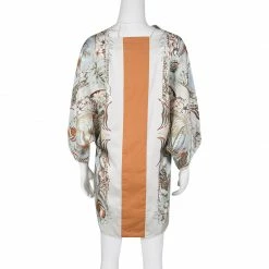 Hermes Aloha Print Raglan Sleeve Silk Tunic Dress S For Women -Deals Hermes Store luxury women hermes used clothes p132379 0003