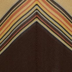 Hermes Brown Knit Striped Bodice Detail Halter Dress M For Women -Deals Hermes Store luxury women hermes used clothes p144667 0004