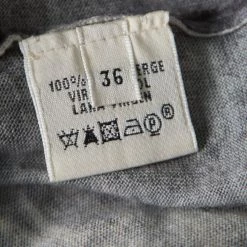 Hermes Grey Tie Dye Effect Wool V Neck Sweater S For Women -Deals Hermes Store luxury women hermes used clothes p168586 002