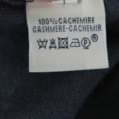 Hermes Teal Blue Cashmere Cinched Waist Button Front Jumpsuit M For Women -Deals Hermes Store luxury women hermes used clothes p170669 004