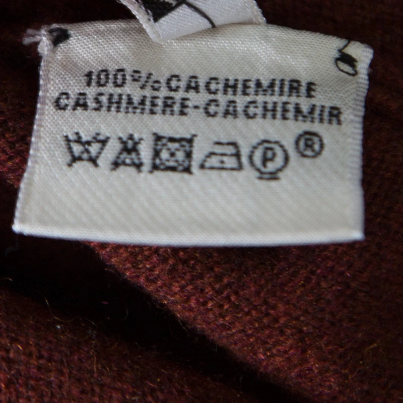 Hermes Brown Cashmere Dolman Sleeve Cropped Sweater M For Women 9 Hermes Brown Cashmere Dolman Sleeve Cropped Sweater M For Women - Image 7