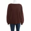 Hermes Brown Cashmere Dolman Sleeve Cropped Sweater M For Women -Deals Hermes Store luxury women hermes used clothes p172335 006