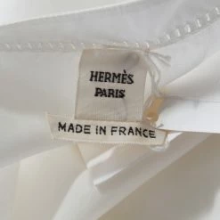 Hermes Off White Cotton Embroidered Pocket Detail Sleeveless Tunic Dress M For Women 14 Hermes Off White Cotton Embroidered Pocket Detail Sleeveless Tunic Dress M For Women -Deals Hermes Store luxury women hermes used clothes p176436 007