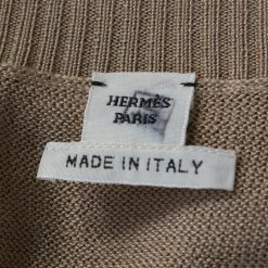 Hermes Metallic Silk And Lurex Knit Sweater M For Women -Deals Hermes Store luxury women hermes used clothes p219488 002