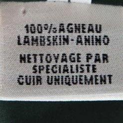 Hermes Green Lambskin High Waisted Slim Fit Trousers M For Women -Deals Hermes Store luxury women hermes used clothes p237775 004