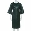 Hermes Green Lambskin Long Button Front Jacket M For Women -Deals Hermes Store luxury women hermes used clothes p237779 007
