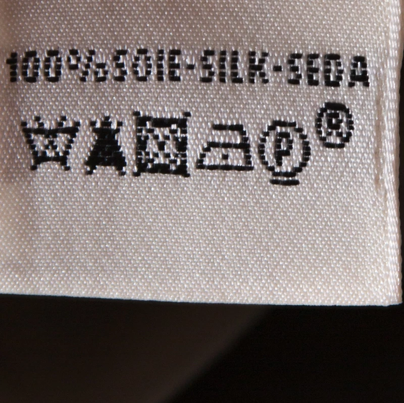 Hermes Grey Printed Silk High Neck Blouse M For Women 8 Hermes Grey Printed Silk High Neck Blouse M For Women - Image 6