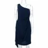 Hermes Navy Blue Silk One Shoulder Draped Dress S For Women 2 Hermes Navy Blue Silk One Shoulder Draped Dress S For Women -Deals Hermes Store luxury women hermes used clothes p274471 002