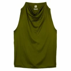 Hermes Draped Neck Tank Top L For Women