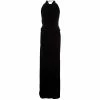 Hermes Black Velvet Halter Back Gown M For Women -Deals Hermes Store luxury women hermes used clothes p42827 001
