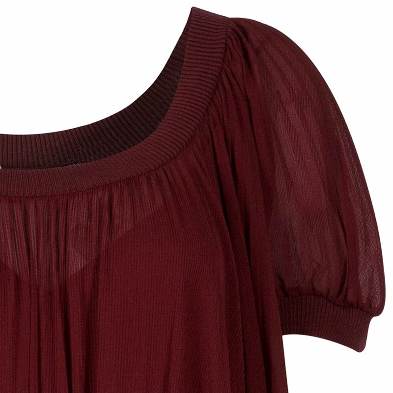 Hermes Red Silk Off-Shoulder Dress M For Women 6 Hermes Red Silk Off-Shoulder Dress M For Women - Image 4