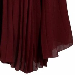 Hermes Red Silk Off-Shoulder Dress M For Women 15 Hermes Red Silk Off-Shoulder Dress M For Women -Deals Hermes Store luxury women hermes used clothes p47983 005