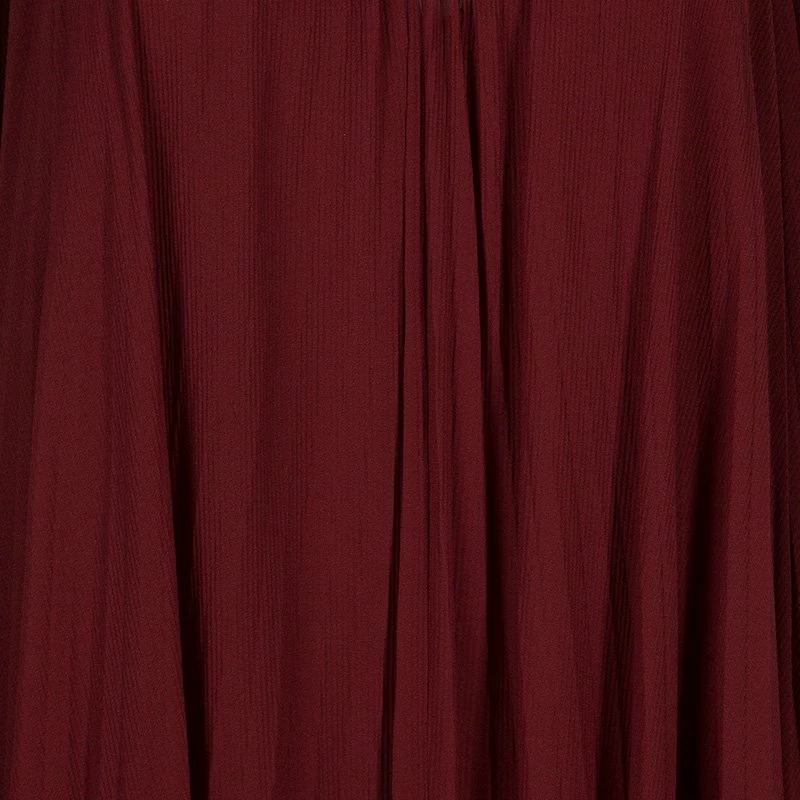 Hermes Red Silk Off-Shoulder Dress M For Women 9 Hermes Red Silk Off-Shoulder Dress M For Women - Image 7