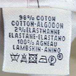 Hermes Ivory Cotton Twill Shorts S For Women -Deals Hermes Store luxury women hermes used clothes p508408 001