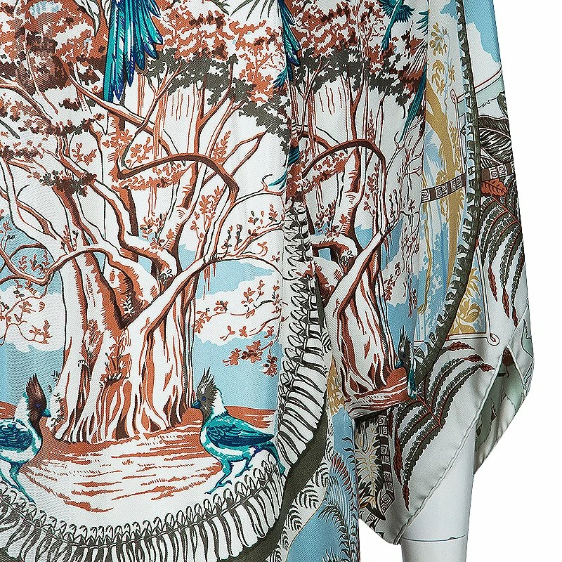 Hermes Silk Printed Shift Dress M For Women 9 Hermes Silk Printed Shift Dress M For Women - Image 7