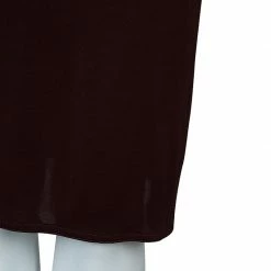 Hermes Burgundy Long Sleeve Dress M For Women -Deals Hermes Store luxury women hermes used clothes p53122 006