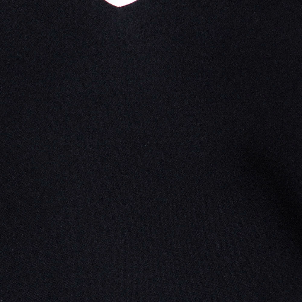 Hermes Hermés Black Silk Crepe Sleeveless V-neck Maxi Dress M For Women 6 Hermes Hermés Black Silk Crepe Sleeveless V-neck Maxi Dress M For Women - Image 4