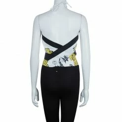 Hermes Printed Cotton Handkerchief Halter Tie-Up Top L For Women 15 Hermes Printed Cotton Handkerchief Halter Tie-Up Top L For Women -Deals Hermes Store luxury women hermes used clothes p56710 003