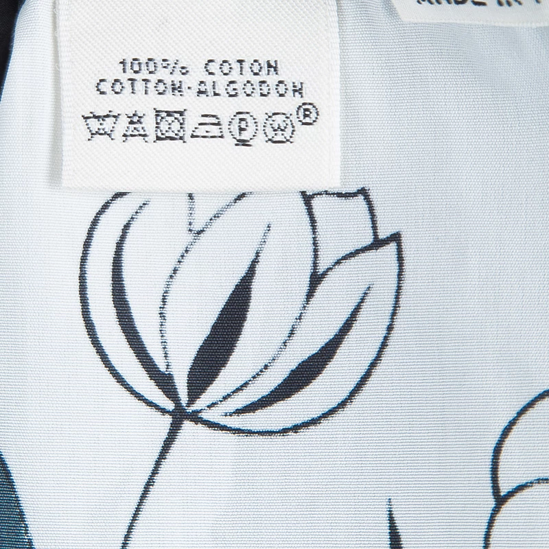 Hermes Printed Cotton Handkerchief Halter Tie-Up Top L For Women 13 Hermes Printed Cotton Handkerchief Halter Tie-Up Top L For Women - Image 11