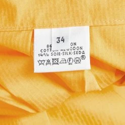 Hermes Orange Pleated Cotton Sleeveless Maxi Dress S For Women -Deals Hermes Store luxury women hermes used clothes p57102 010