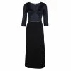 Hermes Black Leather Trim Detail Long Sleeve Dress S For Women -Deals Hermes Store luxury women hermes used clothes p57507 001