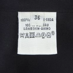 Hermes Black Leather Trim Detail Long Sleeve Dress S For Women -Deals Hermes Store luxury women hermes used clothes p57507 012