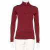 Hermes Sellier Red Wool Half Zip Sweater L For Women -Deals Hermes Store luxury women hermes used clothes p579154 006