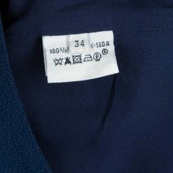 Hermes Blue Silk Knit One Shoulder Draped Dress S For Women -Deals Hermes Store luxury women hermes used clothes p59268 0011