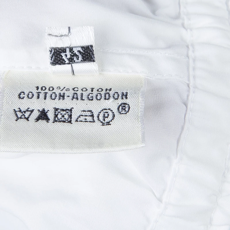 Hermes White Gathered Waist Long Sleeve Cotton Shirt L For Women 12 Hermes White Gathered Waist Long Sleeve Cotton Shirt L For Women - Image 10