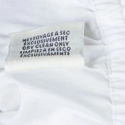 Hermes White Gathered Waist Long Sleeve Cotton Shirt L For Women 24 Hermes White Gathered Waist Long Sleeve Cotton Shirt L For Women -Deals Hermes Store luxury women hermes used clothes p59588 011