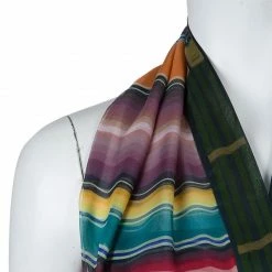 Hermes Multicolor Striped Sleeveless Silk Blouse S For Women 16 Hermes Multicolor Striped Sleeveless Silk Blouse S For Women -Deals Hermes Store luxury women hermes used clothes p59708 005