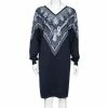 Hermes Blue Bandana Print Silk And Knit Dress M For Women 1 Hermes Blue Bandana Print Silk And Knit Dress M For Women -Deals Hermes Store luxury women hermes used clothes p609785 001