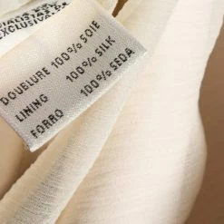 Hermes Cream Leather Floral Embroidered Sleeveless Mini Dress M For Women -Deals Hermes Store luxury women hermes used clothes p610491 001