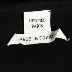 Hermes Black Silk Hooded Oversized Top S For Women -Deals Hermes Store luxury women hermes used clothes p612989 006