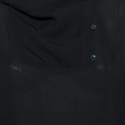 Hermes Black Silk Hooded Oversized Top S For Women -Deals Hermes Store luxury women hermes used clothes p612989 007