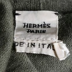 Hermes Green Cashmere Wrap Detail Sweater S For Women -Deals Hermes Store luxury women hermes used clothes p628390 004