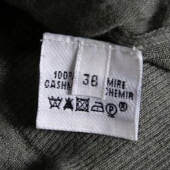 Hermes Green Cashmere Wrap Detail Sweater S For Women -Deals Hermes Store luxury women hermes used clothes p628390 005