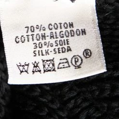 Hermes Black Cotton Knit Low Back Detail Sweater S For Women -Deals Hermes Store luxury women hermes used clothes p628393 006