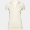 Hermes Cream Cashmere Short Sleeve Top S For Women -Deals Hermes Store luxury women hermes used clothes p628412 001