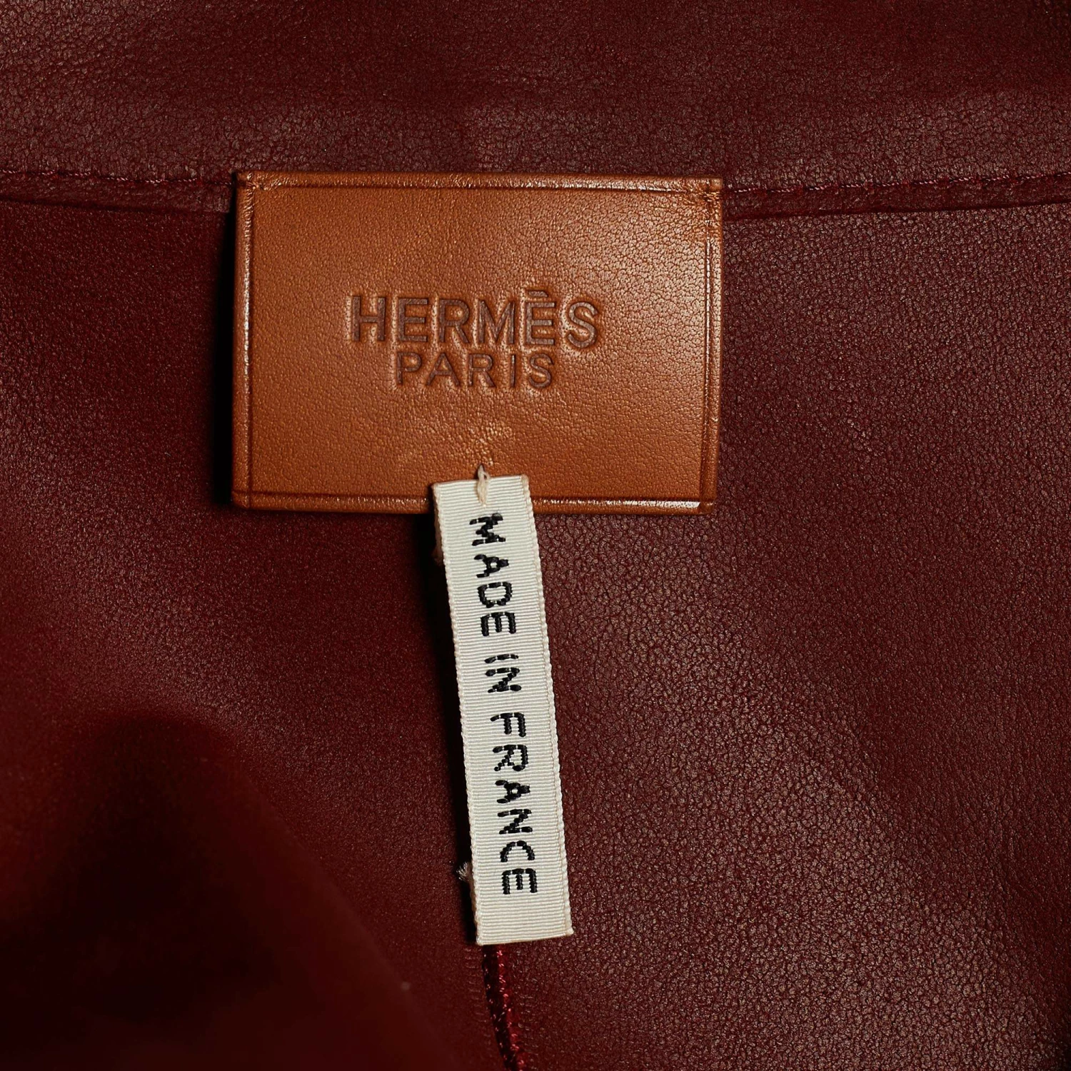 Hermes Red Suede & Lizard Trim Detail Tunic Dress M For Women 6 Hermes Red Suede & Lizard Trim Detail Tunic Dress M For Women - Image 4