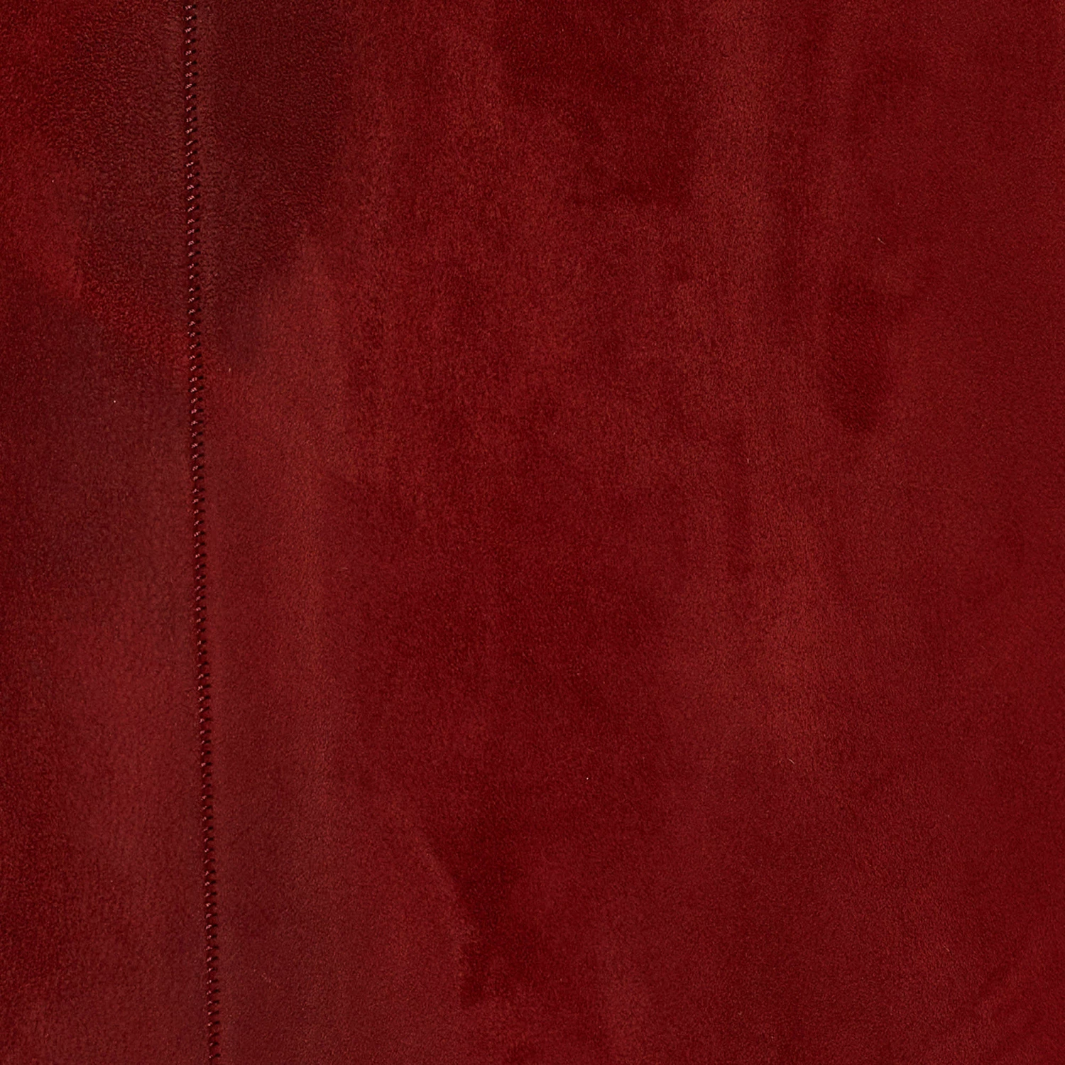 Hermes Red Suede & Lizard Trim Detail Tunic Dress M For Women 5 Hermes Red Suede & Lizard Trim Detail Tunic Dress M For Women - Image 3