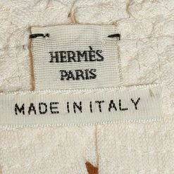 Hermes Hermès Off- White Rosette Crochet Knit Sleeveless Top S For Women 10 Hermes Hermès Off- White Rosette Crochet Knit Sleeveless Top S For Women -Deals Hermes Store luxury women hermes used clothes p644235 004