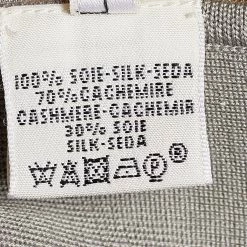 Hermes Hermès Grey La Laboratoire Du Temps Silk Sleeveless Turtleneck Top M For Women -Deals Hermes Store luxury women hermes used clothes p644245 005